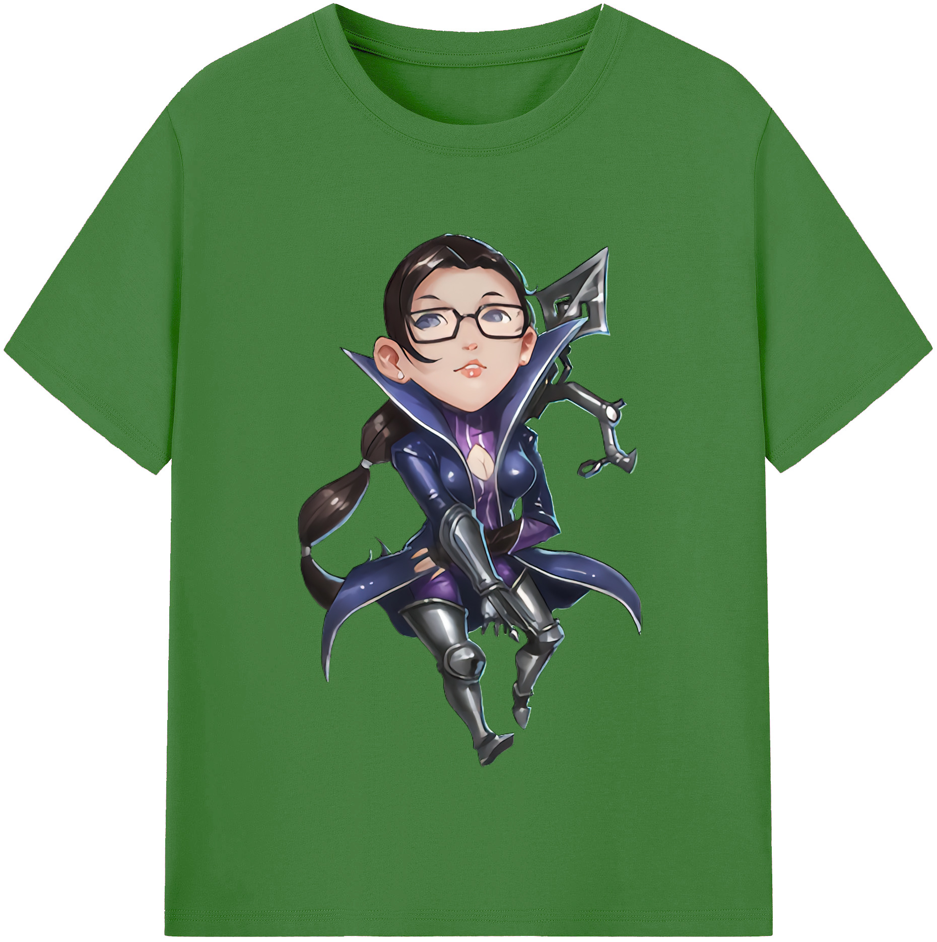 （画像用） リーグ・オブ・レジェンド League of Legends LOL レディースカジュアルプリントTシャツ（綿100％）